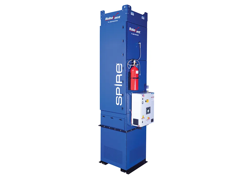 spire a robot weld fume collector